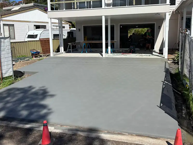 Central Coast Concrete Driveway by Viking Concrete Constructions